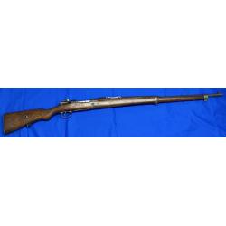 VINTAGE ANKARA K.KALE 8MM RIFLE WITH BAYONET, CASE