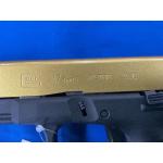 Custom GLOCK 17 GEN5 9MM NIB with Gold Cerakote