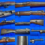 VINTAGE ANKARA K.KALE 8MM RIFLE WITH BAYONET, CASE
