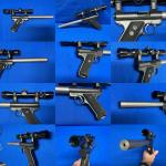 USED RUGER STANDARD .22LR PISTOL, SECOND SCOPE 10X