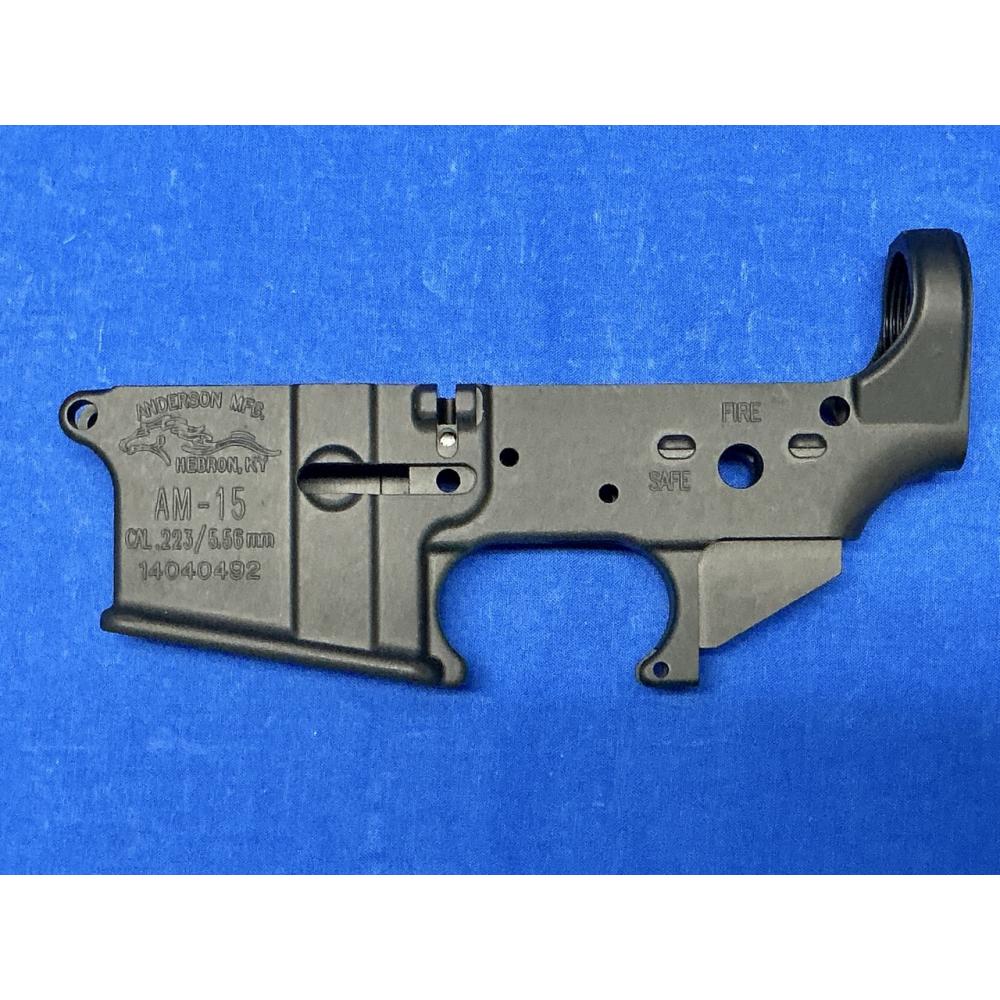 PRE-OWNED, UNUSED ANDERSON AM-15 STRIPPED  LOWER