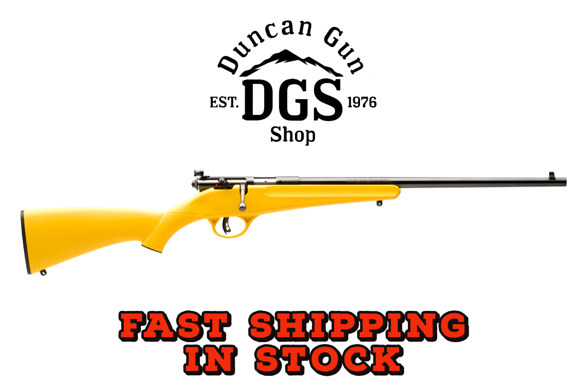 SAVAGE RASCAL 22LR BOLT ACTIOM RIFLE YELLOW 13805-img-0