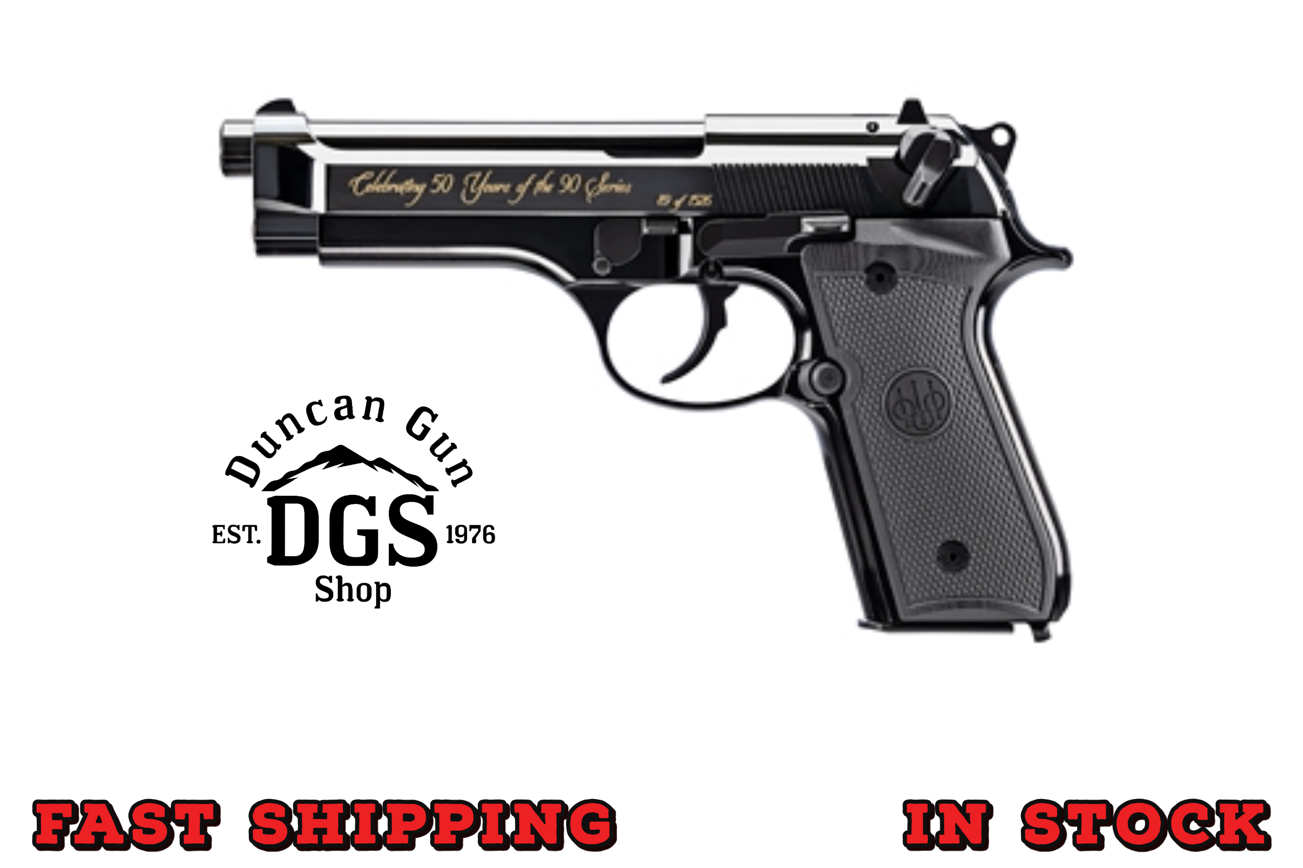 BERETTA 92SB REPRO 9MM 4.9 15RD 50TH ANNI J92SB15-img-0