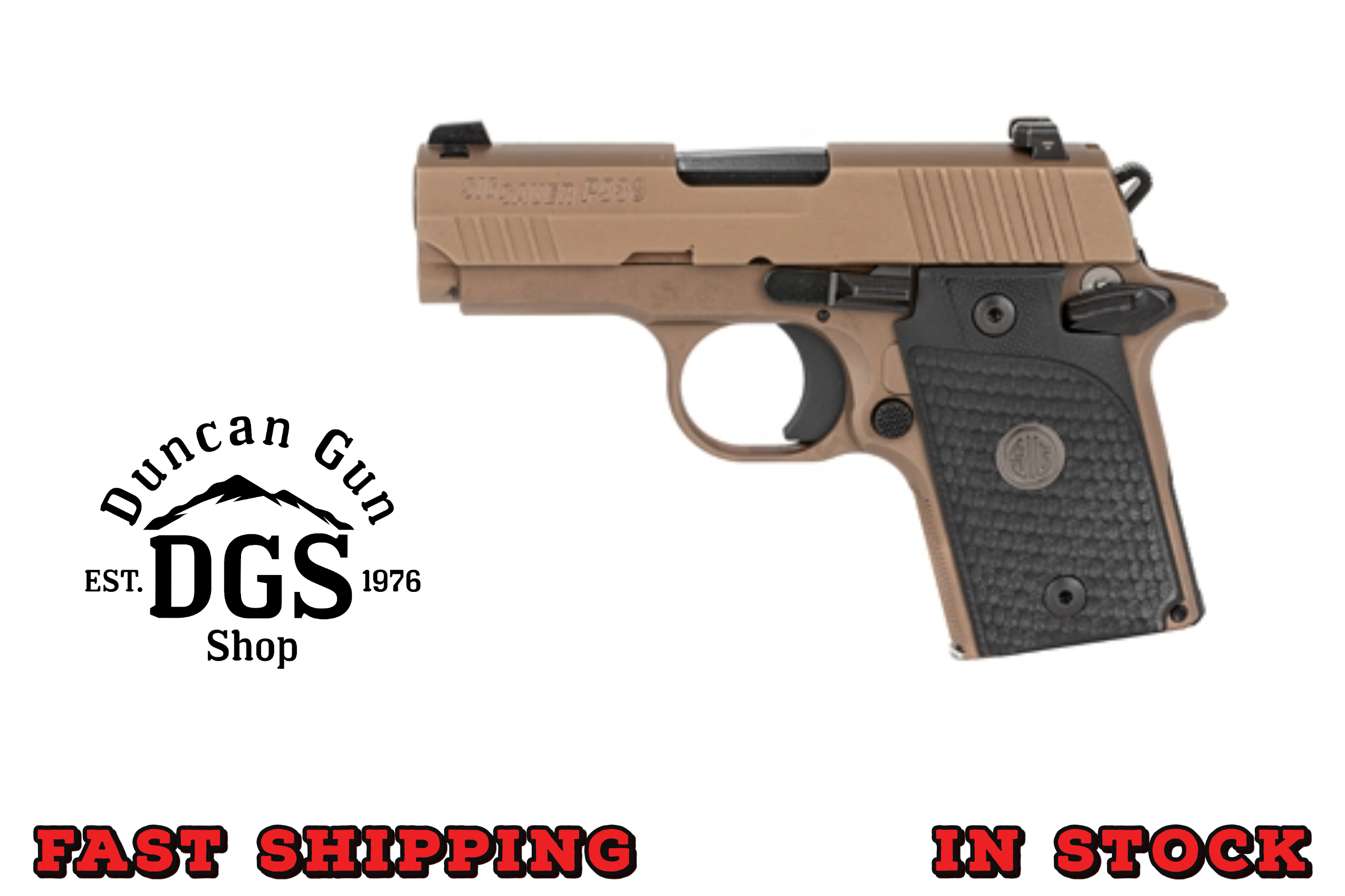 SIG P938 9MM EMPEROR SCORPION FDE SAO SIGLITE BLACK G10 GRIP 938-9-ESCPN-AM-img-0