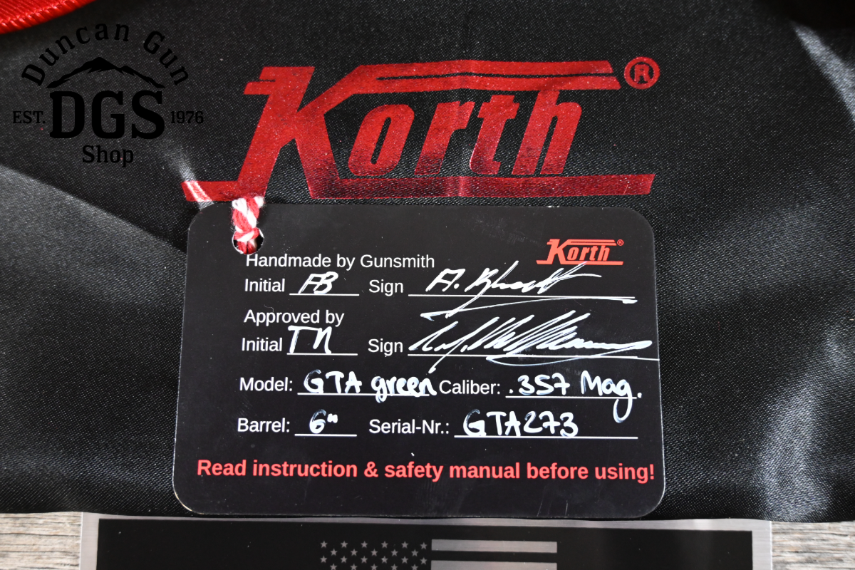 NIGHTHAWK CUSTOMS KORTH SUPER SPORT GREEN .357 60-505-img-2