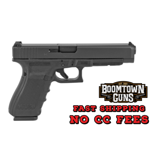 Glock PG4130103 G41 Gen4 Competition 45 ACP 13+1 5.31 Barrel, Black Frame & Slide, Finger Grooved Rough Texture Grip, Modular Backstrap, Reversible Mag. Catch, Safe Action Trigger