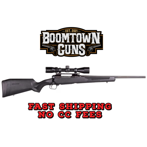 Savage Arms 57303 110 Apex Hunter XP 243 Win 4+1 22, Matte Black Metal, Synthetic Stock, Vortex Crossfire II 3-9x40mm Scope