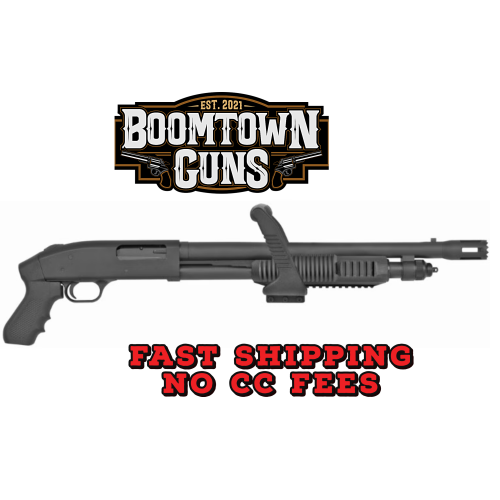 Mossberg 50692 590 Chainsaw 12 Gauge 5+1 3 18.50 Stand-Off Barrel, Matte Blued Metal Finish, Synthetic Pistol Grip Stock, Railed Forend, Removeable Top Handle