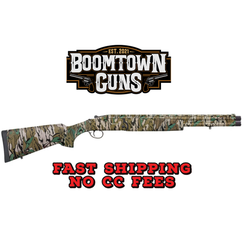 Mossberg 75485 Silver Reserve Eventide Turkey Over/Under 12 Gauge 3.5 2rd 20, Mossy Oak Greenleaf, Synthetic Furniture, Fiber Optic Sight, Ext. Turkey Choke
