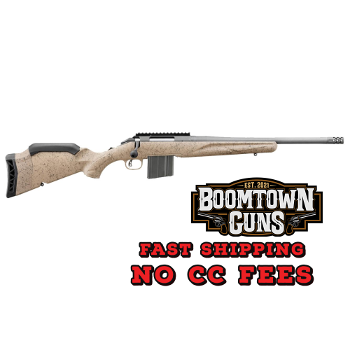Ruger 46924 American Rifle Gen II Full Size 400 Legend 5+1 16.10 Cobalt Cerakote Threaded Barrel, Picatinny Rail Steel Receiver, Flat Dark Earth Splatter Adjustable Synthetic Stock Ruger 46924 American Rifle Gen II Full Size 400 Legend 5+1 16.10 Cobalt Cerakote Threaded Barrel, Picatinny Rail Steel Receiver, Flat Dark Earth Splatter Adjustable Synthetic Stock
