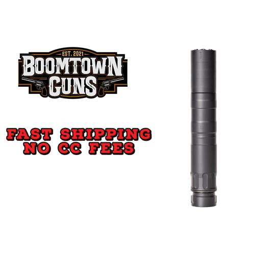 Rugged Suppressors SURGE X, Rifle Suppressor, 7.62MM, Cerakote Finish, Black, Includes Rugged Universal Mount and M3 Brake SRGX762