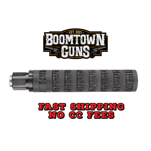 Sig Sauer MODX-9, Modular Suppressor, 9MM, 7.5 Length, 1.35 Diameter, 8 oz, Gray Color, Titanium/Stainless Steel, 1/2x28 and M13.5x1LH, Includes Fixed Barrel Spacer for use with Carbines MODX-9