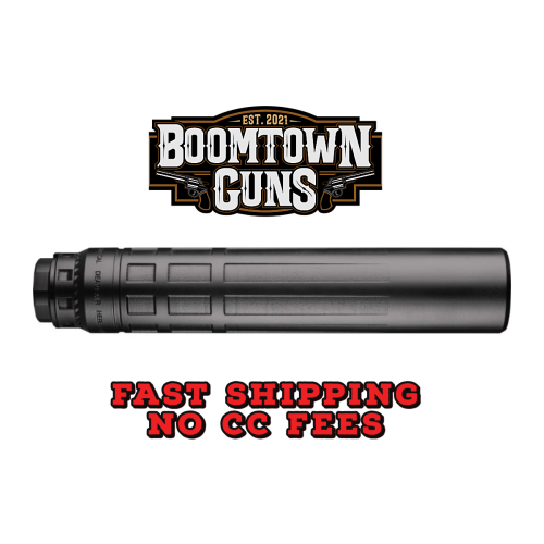 Dead Air Armament Nomax 33, Suppressor, 9.60 Length, Rated Up to 33XC, Titanium, Cerakote Finish, Black, Xemax Adapter & DA150 Muzzle Brake NOMAX33XEMAXBLK