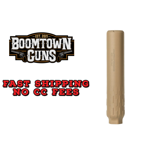 HUXWRX Safety Company Flow 22 Ti, Suppressor, 22 LR, Cerakote Finish, Flat Dark Earth, Grade 5 Titanium, 1/2x28 Direct Thread 3166