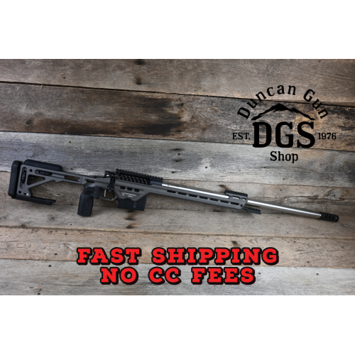 MASTERPIECE ARMS PMR PRO II .338 LAPUA BLACK POLISHED BARREL 26" ESR CHASSIS NON FOLDED MUZZLE BRAKE