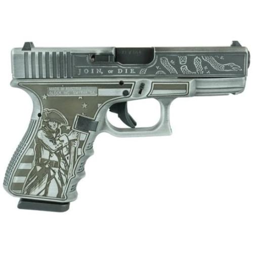 GLO 19 9MM LIVE OR DIE PATRI GR