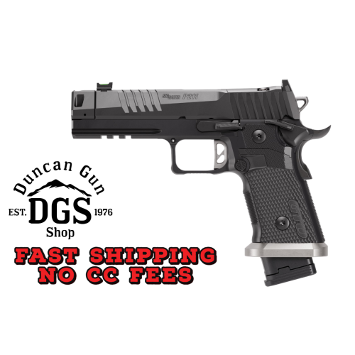 SIG P211 GTO 9MM 4.4 FIBER OPTIC (1)23&(2)21RD BLACK