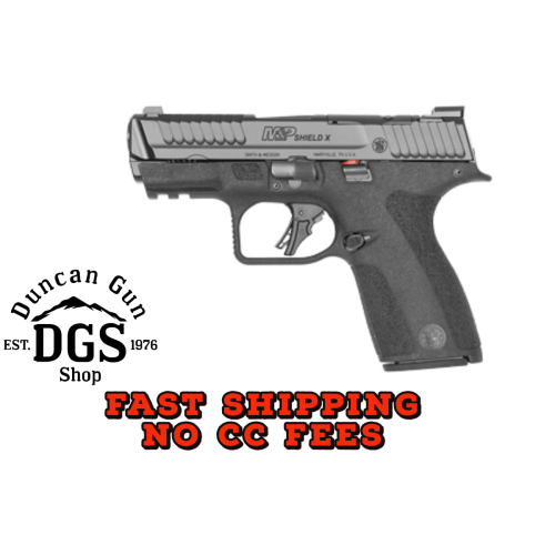 S&W M&P SHIELD X 9MM 13/15 RD MAGS NO THUMB SAFTY 3.6 BL