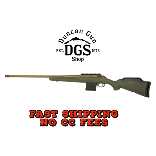 Ruger 46938 American Predator Gen II Full Size 204 Ruger 10+1 22 Burnt Bronze Cerakote Threaded Barrel, Picatinny Rail Steel Receiver, Green Splatter Adjustable Synthetic Stock