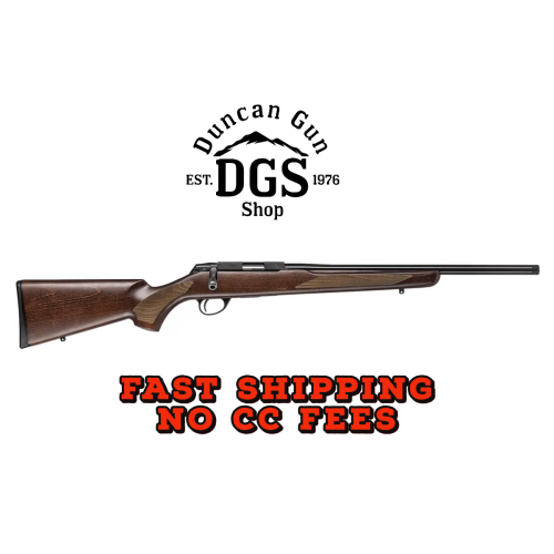 TIKKA T1X HUNTER 22LR 20 THREADED WOOD BLUED