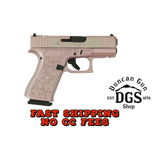 GLOCK 43X MOS "GUNS N ROSES" ROSE GOLD 9MM