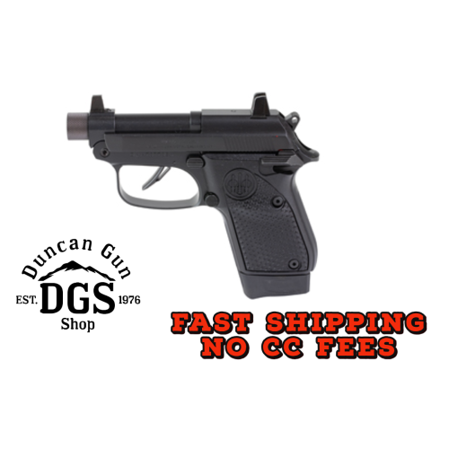 Beretta USA J20X22R8TB 20X Bobcat 22 LR 8+1 2.80 Black Steel Barrel, ELS/Serrated Steel Slide & Polymer Frame w/Beavertail, Helica Texture Grip