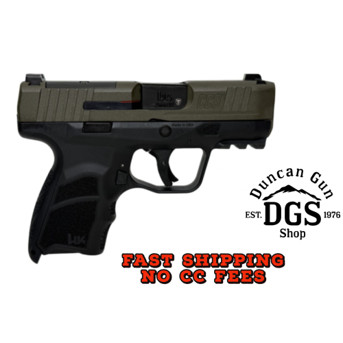 HKUS CC9 Micro comp 9mm 3.32in Grn/Blk