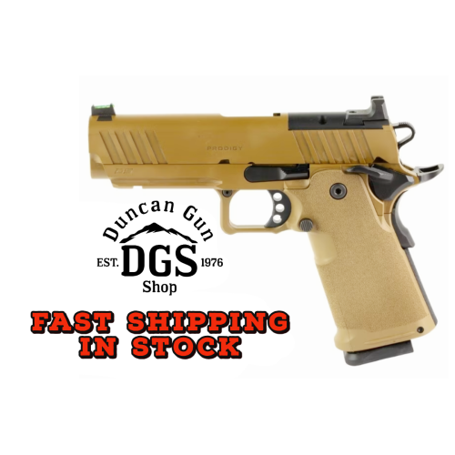 SPRINGFIELD ARMORY 1911 DS PRODIGY 4.25IN AOS 9MM 20RD COYOTE BROWN PH9117AOSCB