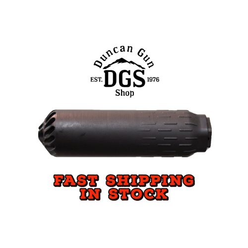 HUXWRX Safety Company Flow 556K, Suppressor, 5.5, 556NATO, C-Series Cerakote Finish, Black, 17-4PH Stainless Steel, Includes 1/2X28 Flash Hider 2449