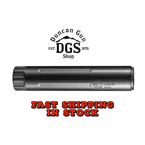 Dead Air Armament Mask-22, Rimfire Suppressor, 22LR, 17-4PH & Titanium, Cerakote Black Finish MASK22