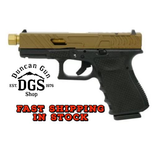 GLO 19 9MM GOLD BEAR CUT SLIDE