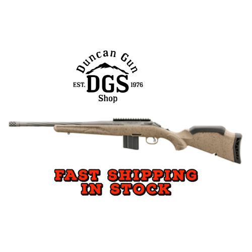 Ruger 46921 American Ranch Gen II 7.62x39mm 5+1 16.10 Cobalt Cerakote Spiral Threaded Barrel, Picatinny Rail Steel Receiver, Flat Dark Earth Splatter Adj Comb Synthetic Stock