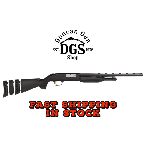 Mossberg 50485 510 Super Bantam Youth 20 Gauge 3 3+1 18.50 Vent Rib Barrel, Dual Extractors, EZ-Reach Forend, Blued Metal Finish, Synthetic Stock w/Adjustable LOP Spacer, Includes Accu-Set Chokes