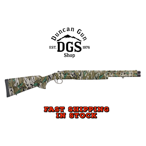Mossberg 75486 Silver Reserve Eventide Turkey Over/Under 20 Gauge 3 2rd 20, Mossy Oak Greenleaf, Synthetic Furniture, Fiber Optic Sight, Ext. Turkey Choke