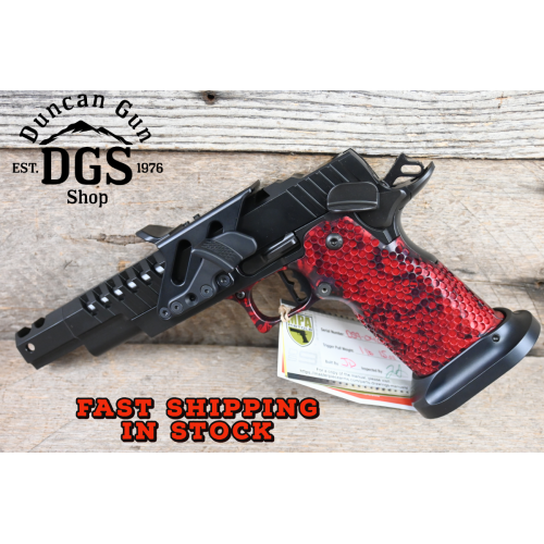 MASTERPIECE ARMS MPA DS9 STEEL CHALLANGE BLACK WITH RED 
