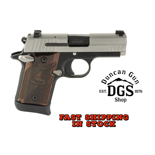 SIG 938 9MM 3IN 2TONE X-RAY WALNUT GRIP 938-9-TXR3-AMBI