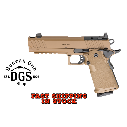 SPR 1911 DS PRODIGY 9MM 5 COMP AOS COYOTE