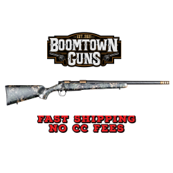 Christensen Arms 8010619400 Ridgeline FFT 7mm Rem Mag 3+1 22 Carbon Fiber/Threaded Barrel, Burnt Bronze Cerakote, Green with Black/Tan Accents Stock