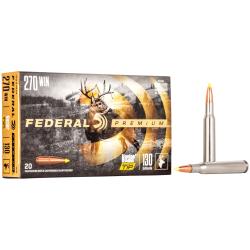 FED 270WIN 130GR BALLITIC TIP
