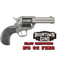 Ruger 2016 Wrangler  22 LR 6 Shot 3.75 Silver Cerakote Steel Barrel, Silver Cerakote Aluminum Frame, Black Cerakote Cylinder, Black Birdshead Grip, Exposed Hammer