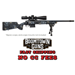 Horizon Firearms RF017S392214T19 Vandal Prime 7MM PRC 22 Black Spiral Fluted Threaded Barrel, Drilled & Tapped Receiver, Textured Iota EKO Carbon Fiber Stock