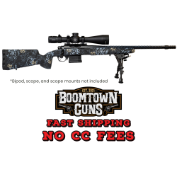 Horizon Firearms RF017S132214T19 Vandal Prime 6 Creedmoor 22 Black Spiral Fluted Threaded Barrel, Drilled & Tapped Receiver, Textured Iota EKO Carbon Fiber Stock