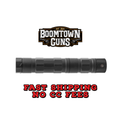 SilencerCo Switchback 22, 2.0, Rimfire Suppressor, Modular, 22LR/17HMR/22MAG/5.7MM, 1/2X28, Stainless Steel Baffles, Titanium Tube, Raw Titanium Finish, 1.07 Diameter, 2.5 -5.75 Length SU5085