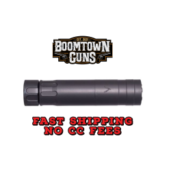 Rugged Suppressors Razor 762 Rifle Suppressor, 7.62mm Rated Up to 300 Rem Ultra Magnum, Diameter 1.5, Length 6.4, Weight 15.3 oz, Black Cerakote Finish, Stellite Core Baffles, Made of 17-4 PH Stainless, Includes 5/8x24 Flash Hider RZR01762