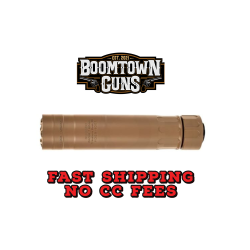 Rugged Suppressors Razor762, Rifle Suppressor, 7.62MM To .300 Remington Ultra Mag, Full-Auto Rated, 1.5 Diameter, 6.4 Length, 15.3oz Weight, 17-4 PH Stainless Steel Construction, High Temp Cerakote Finish, Black RZRFDE762