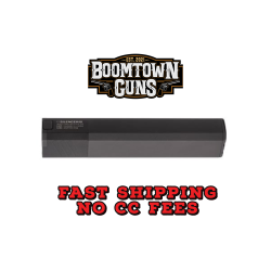 SilencerCo 9 Osprey 2.0, Pistol Suppressor, 9MM and 300 BLK Subsonic, 6.90, Aluminum and Stainless Steel, Black Finish SU5184