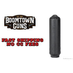 HUXWRX Safety Company Flow, Suppressor, 762NATO, Black, Titanium, Includes 5/8x24 762 Muzzle Brake, Fits HUXWRX Muzzle Devices 2748