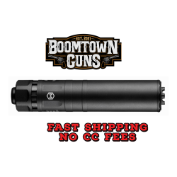 Maxim Defense Industries MS-45, Suppressor, 45 Caliber, Stainless Steel and Aluminum Construction, DLC Finish, Black, Includes .578x28 Piston MXM-48216