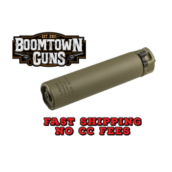 Surefire 2nd Gen SOCOM Rifle Suppressor, RC2, 5.56MM, Dark Earth Finish, End Mount Fast Attach SOCOM556-RC2-DE