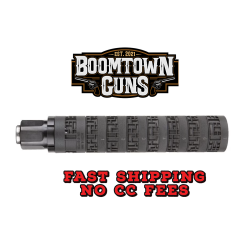 Sig Sauer MODX-9, Modular Suppressor, 9MM, 7.5 Length, 1.35 Diameter, 8 oz, Gray Color, Titanium/Stainless Steel, 1/2x28 and M13.5x1LH, Includes Fixed Barrel Spacer for use with Carbines MODX-9